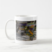 Sign Post Rum Point Grand Cayman Kaffeetasse (Links)