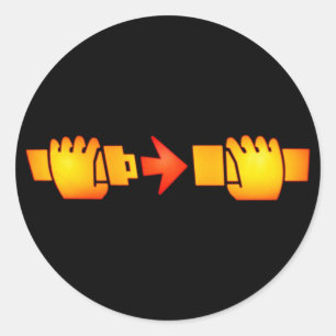 Sign Round Stickers für den Tragegurtgurt am Sitz