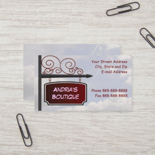 Sign Shop Real Anwesen Agent Business Card Visitenkarte
