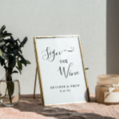 Sign The Wine Milestone Gästebuch Wedding Bridal