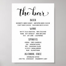 Sign up Schriftart Calligraphy Classic Bar Menu