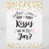 SIGN Wie viele Küsse sind im Glas? (Vorderseite)