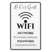 Sign WiFi Magnet (Vertikal)