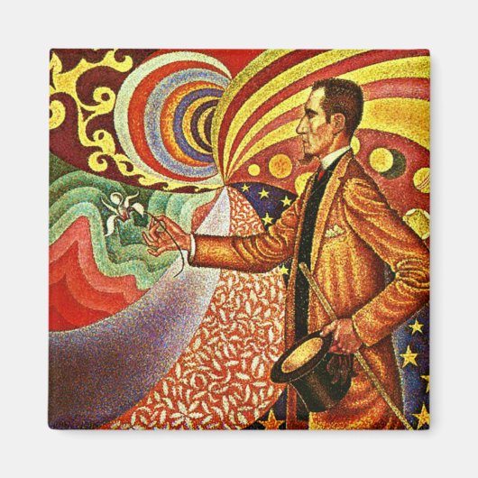 Signac: Portrait von Felix Feneon Magnet (Vorne)