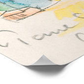 Signac's Antibes Poster (Ecke)