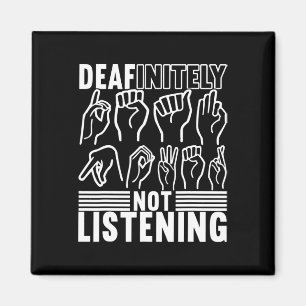 Signage Language Deaf Awareness 1 Magnet