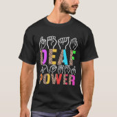 Signage Language Deaf Awareness 3 T-Shirt (Vorderseite)