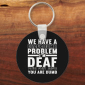 Signage Language Deaf Awareness 8 Schlüsselanhänger (Vorderseite)