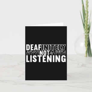 Signage Language Deaf Awareness 9 Karte