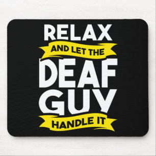 Signage Language Deaf Awareness Anhörung Verlust u Mousepad