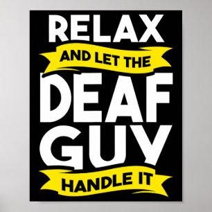 Signage Language Deaf Awareness Anhörung Verlust u Poster