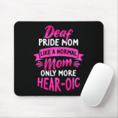 Signage Language Deaf Awareness ASL und Deaf Pride Mousepad (Mit Mouse)