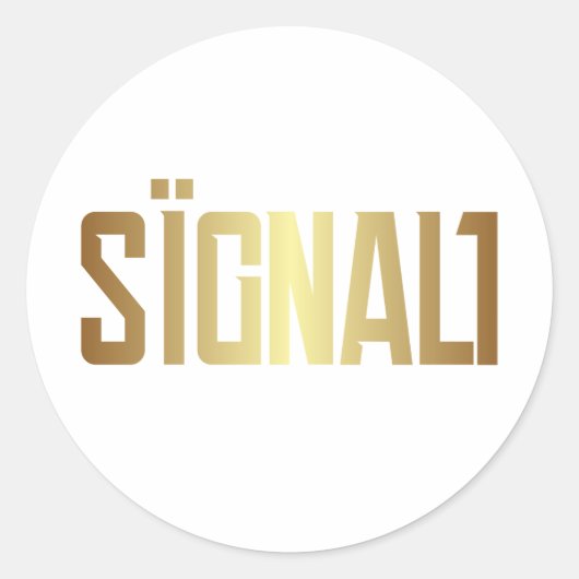 Signal1 Sticker (Vorderseite)