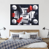 Signal 0249 leinwanddruck (Insitu (Schlafzimmer))