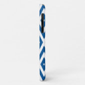 Signal Blue Moods Diamond Chevrons Case-Mate iPhone Hülle (Hinten/Links)