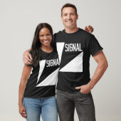 Signal-Comic-T - Shirt - Schwarzes (Unisex)
