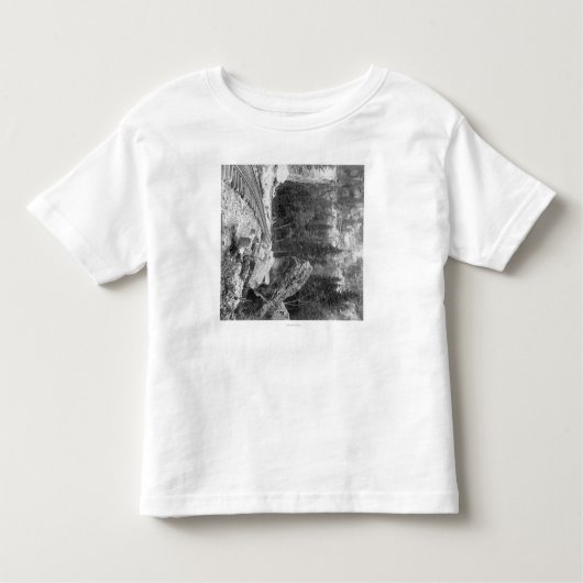 Signal-Felsen nahe Bahnstrecke-Fotografie Kleinkind T-shirt (Vorderseite)