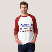 Signal-Flagge Falmouths MA T-Shirt (Vorne ganz)