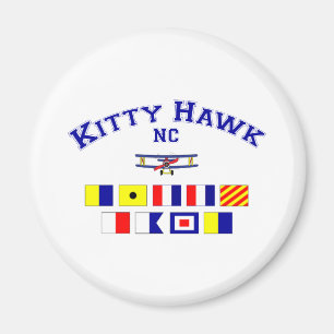Signal-Flaggen NC Kitty Hawk Magnet
