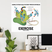 Signal für die Einleitung einer Proteinsynthese Poster (Heimbüro)