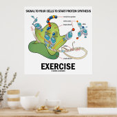 Signal für die Einleitung einer Proteinsynthese Poster (Küche)