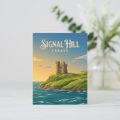 Signal Hill Kanada Postkarte (Stehend Vorderseite)