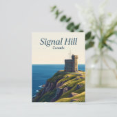 Signal Hill Kanada Postkarte (Stehend Vorderseite)