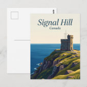 Signal Hill Kanada Postkarte (Vorne/Hinten)