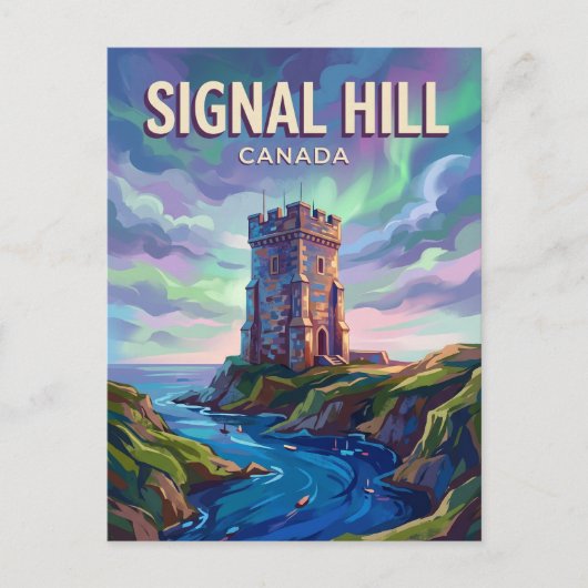 Signal Hill Kanada Postkarte (Vorderseite)
