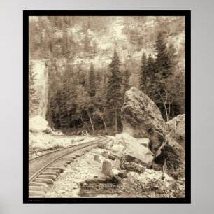Signal Rock Elk Canyon Black Hills SD 1890 Poster