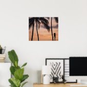 Signal und Palm Tree Poster (Heimbüro)