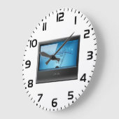 Signal-VU Große Wanduhr (Winkel)