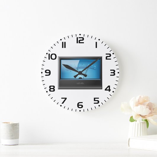 Signal-VU Große Wanduhr