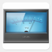 Signal-VU Quadratischer Aufkleber (Vorderseite)