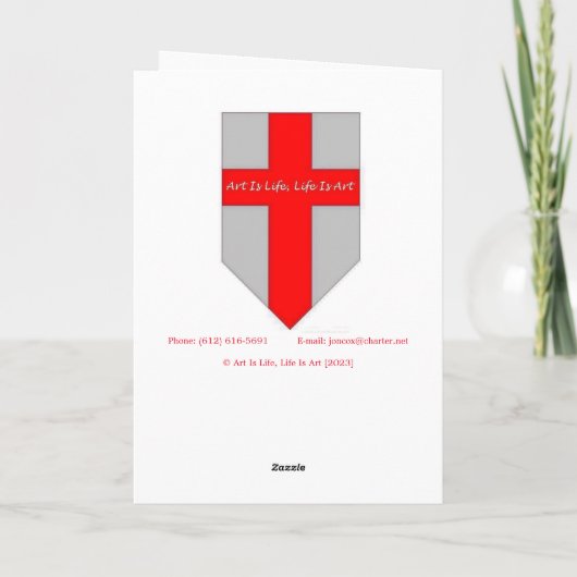 "Signal wiederherstellen" Get Well Card Karte (Rückseite)