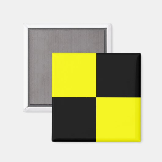 Signalbuchstabe L (Lima) Magnet (Vorderseite/Rückseite)