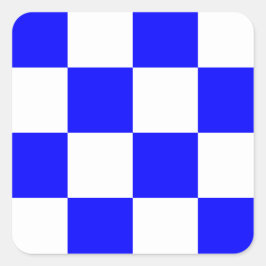 Signalbuchstabe N (November) Quadratischer Aufkleber