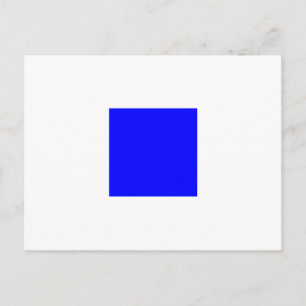 Signalbuchstabe S der nautischen Alphabet-Flagge Postkarte