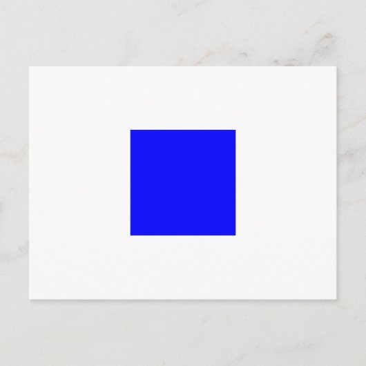 Signalbuchstabe S der nautischen Alphabet-Flagge Postkarte (Vorderseite)