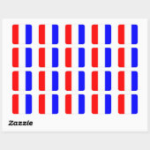 Signalbuchstabe T (Tango) Quadratischer Aufkleber (Blatt)