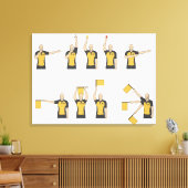 Signale der Fußballreferenten Leinwanddruck (Insitu (Wohnzimmer))