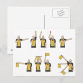 Signale der Fußballreferenten Postkarte (Vorne/Hinten)