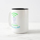 Signalexperte Zweifarbige Tasse (Vorderseite Links)