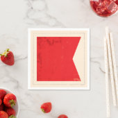 Signalflagge "B" für den Buchstaben Serviette (Beispiel)