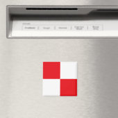 Signalflagge Buchstabe U (Uniform) Magnet (In Situ (Geschirrspüler))