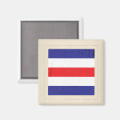 Signalflagge "C" für den Buchstaben Magnet (Vorderseite/Rückseite)