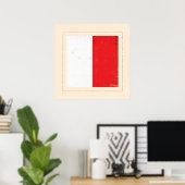 Signalflagge "H" für den optischen Buchstaben Poster (Heimbüro)