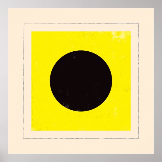 Signalflagge "I" für den optischen Buchstaben Poster (Vorne)