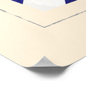 Signalflagge "M" für den optischen Buchstaben Poster (Ecke)