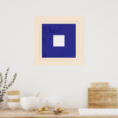 Signalflagge "P" für den Buchstaben Poster (Küche)